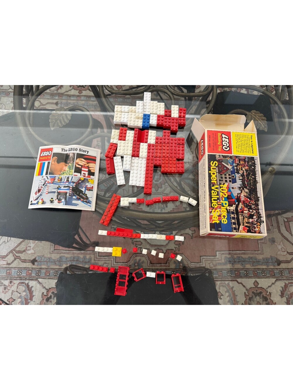 1969 Lego 'Super Value Set', manufactured by Samsonite, incomplete (see image 3) - Picture 3 of 5